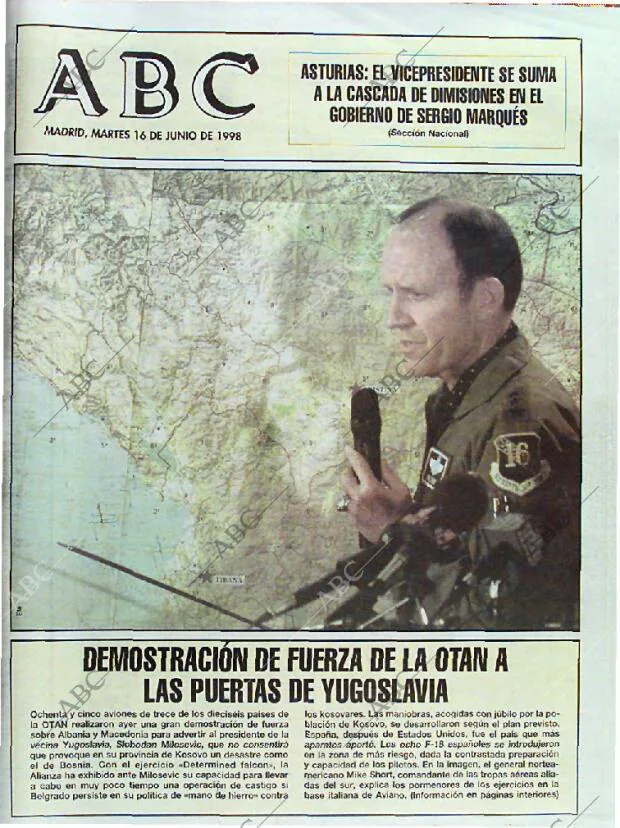 ABC MADRID 16-06-1998 página 1