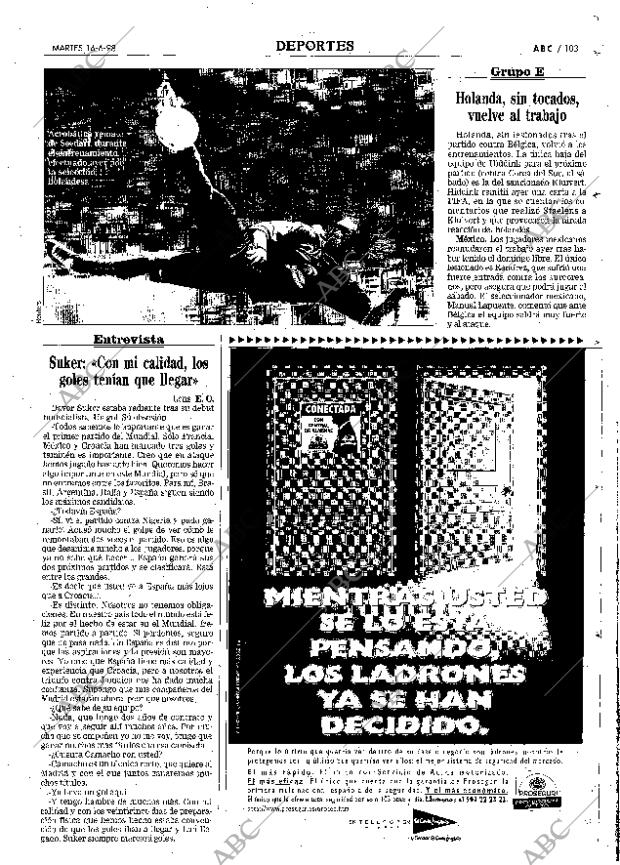 ABC MADRID 16-06-1998 página 103