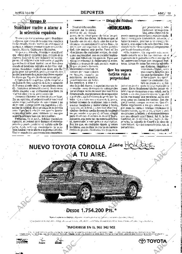 ABC MADRID 16-06-1998 página 105