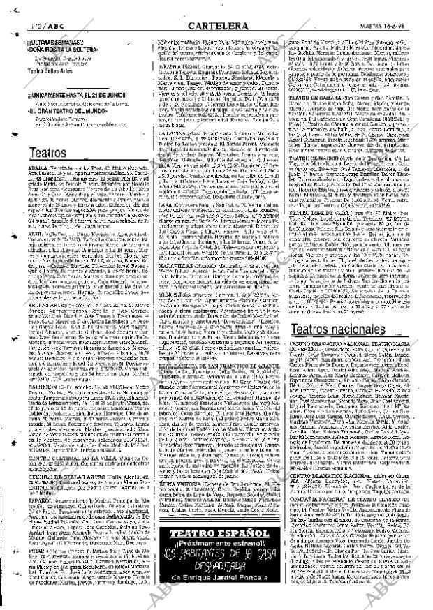 ABC MADRID 16-06-1998 página 112