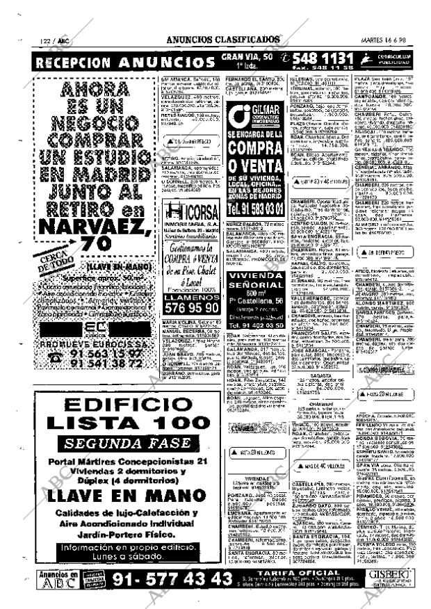 ABC MADRID 16-06-1998 página 122