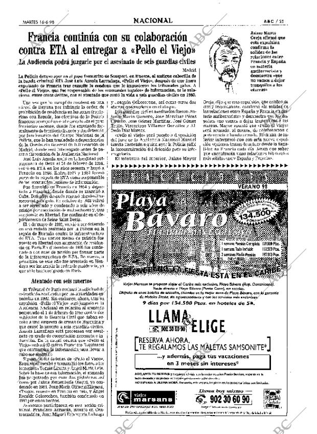 ABC MADRID 16-06-1998 página 25
