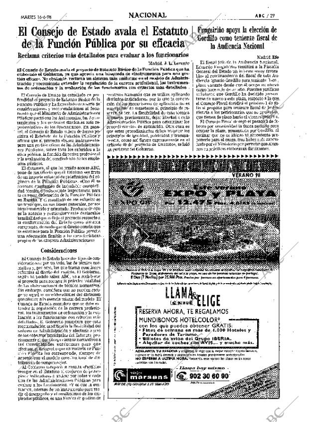 ABC MADRID 16-06-1998 página 29