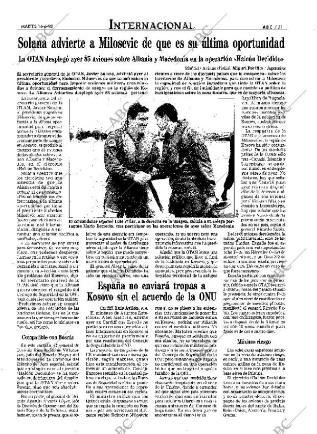 ABC MADRID 16-06-1998 página 31