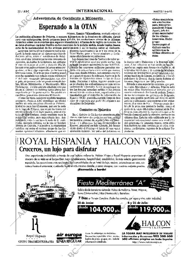 ABC MADRID 16-06-1998 página 32