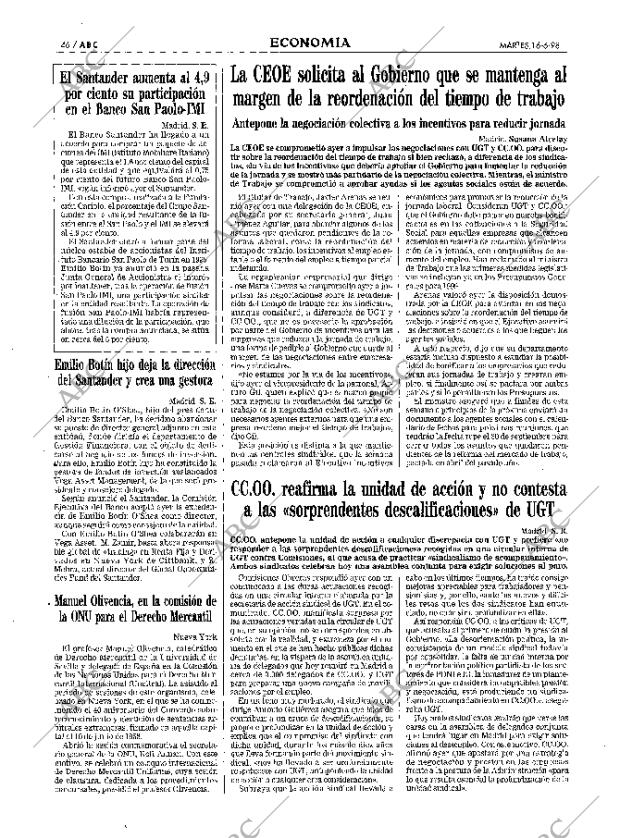 ABC MADRID 16-06-1998 página 46