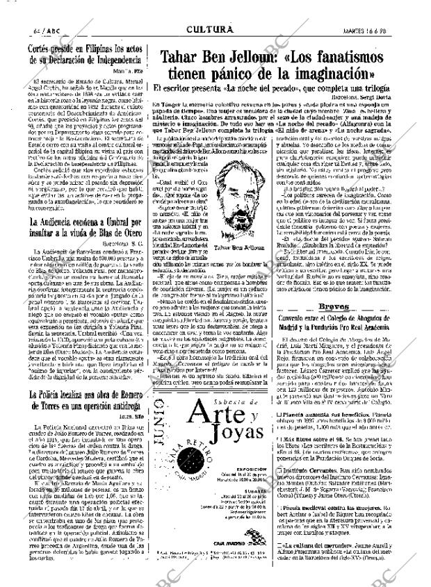 ABC MADRID 16-06-1998 página 64