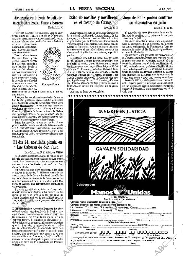 ABC SEVILLA 16-06-1998 página 99