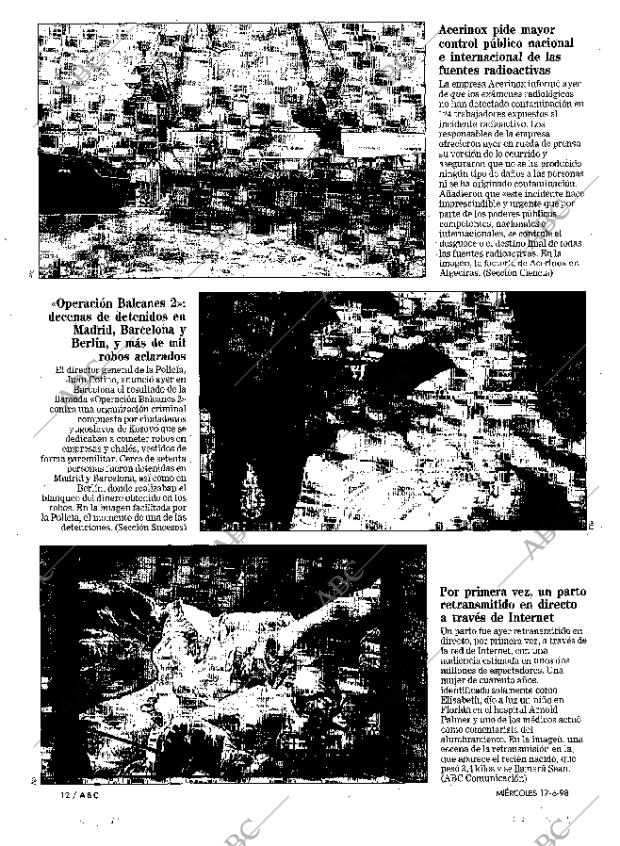 ABC MADRID 17-06-1998 página 12