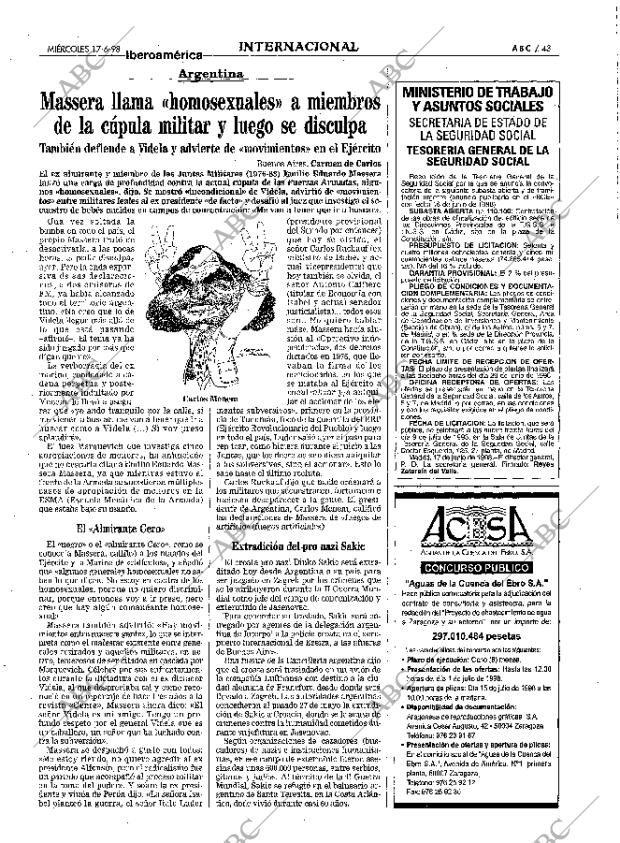 ABC MADRID 17-06-1998 página 43