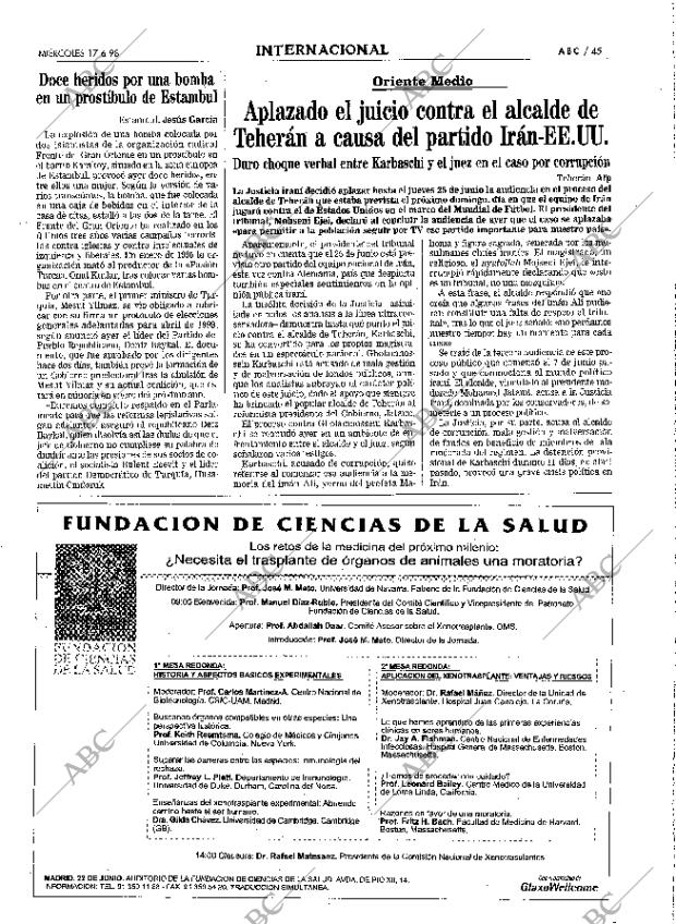 ABC MADRID 17-06-1998 página 45