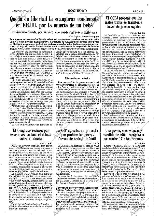 ABC MADRID 17-06-1998 página 89