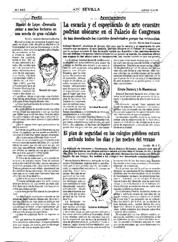 ABC SEVILLA 18-06-1998 página 44