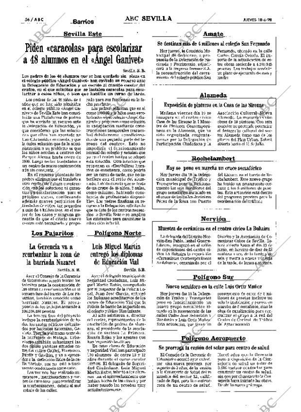 ABC SEVILLA 18-06-1998 página 56