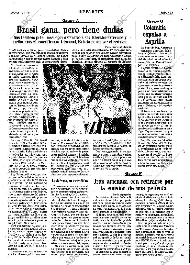 ABC SEVILLA 18-06-1998 página 83
