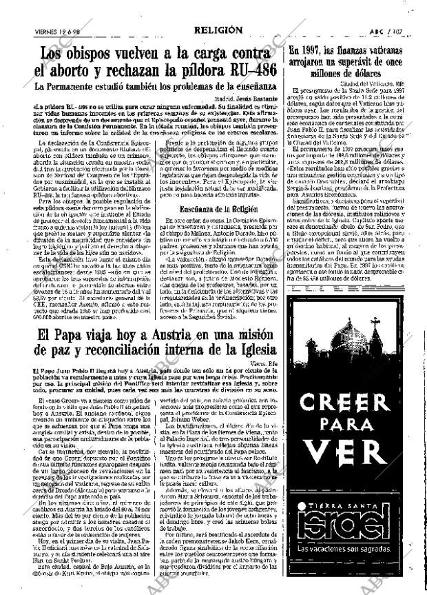 ABC MADRID 19-06-1998 página 107
