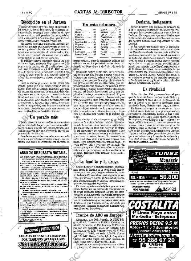 ABC MADRID 19-06-1998 página 14