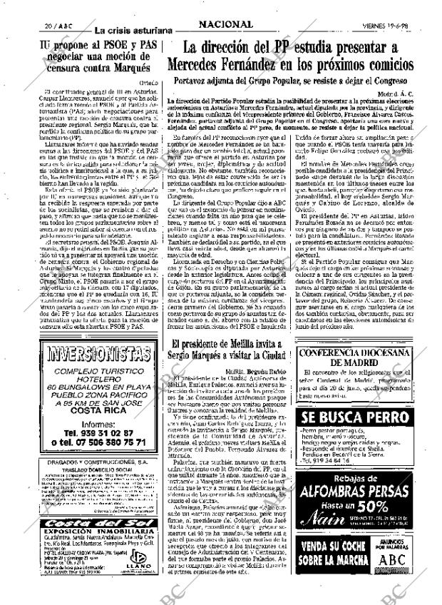 ABC MADRID 19-06-1998 página 20