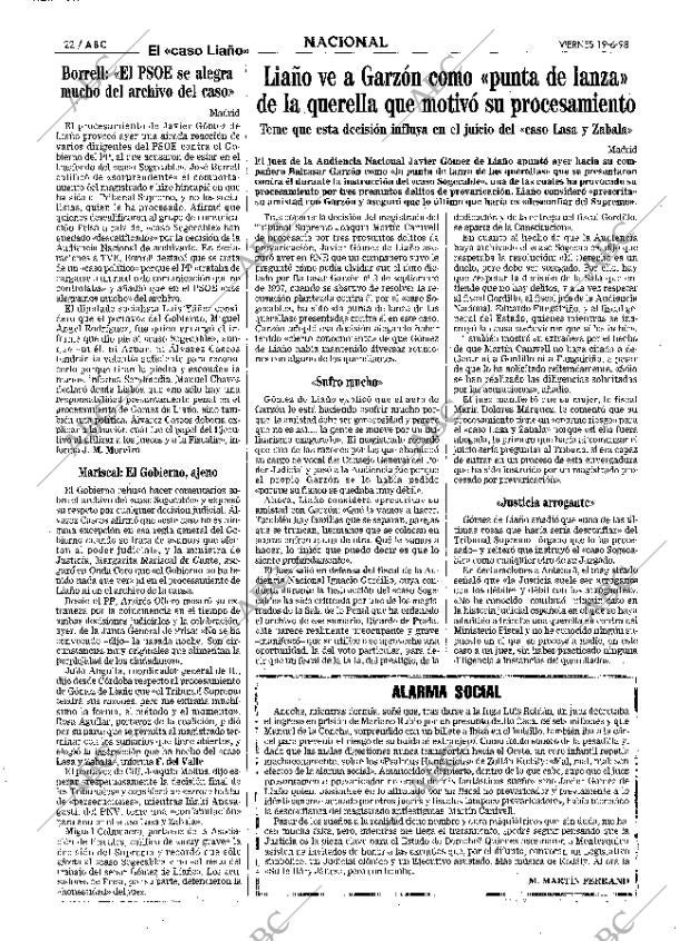 ABC MADRID 19-06-1998 página 22