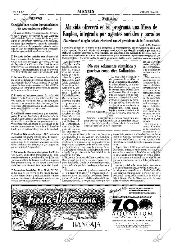 ABC MADRID 19-06-1998 página 74