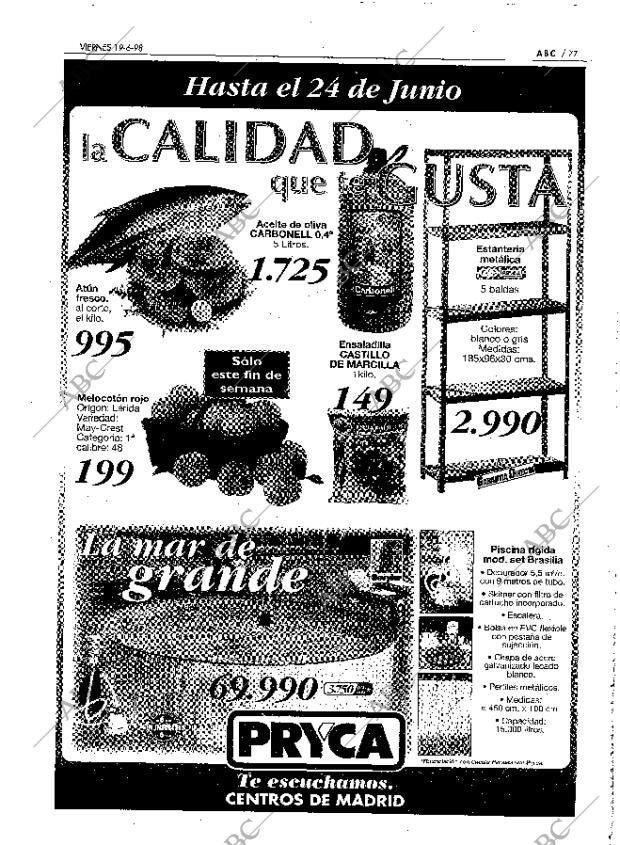 ABC MADRID 19-06-1998 página 77