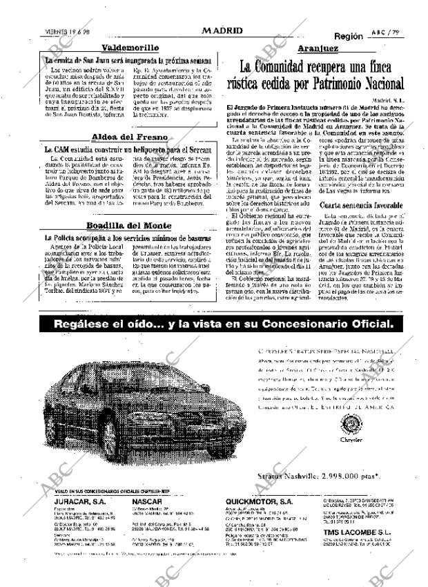 ABC MADRID 19-06-1998 página 79