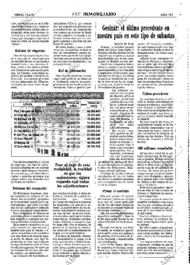 ABC MADRID 19-06-1998 página 85