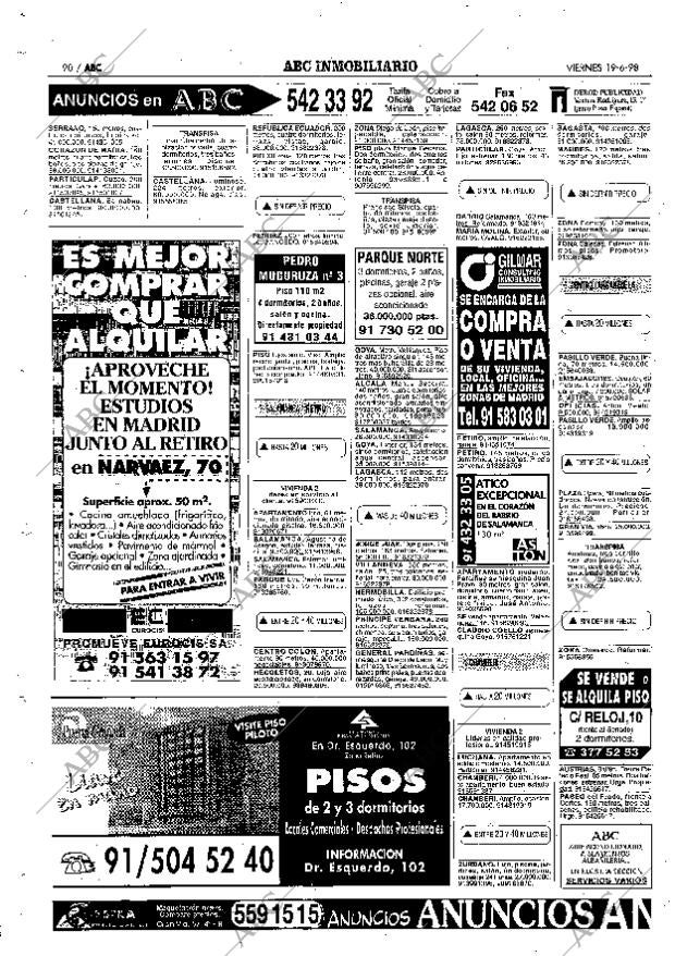 ABC MADRID 19-06-1998 página 90