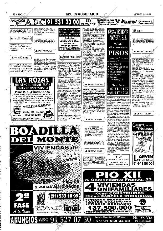 ABC MADRID 19-06-1998 página 92
