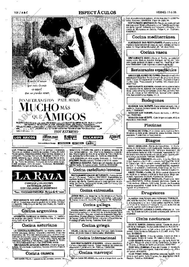ABC SEVILLA 19-06-1998 página 108