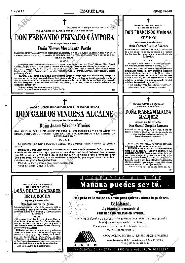ABC SEVILLA 19-06-1998 página 114