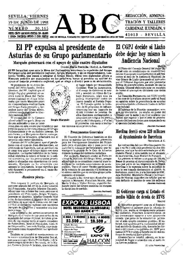 ABC SEVILLA 19-06-1998 página 17