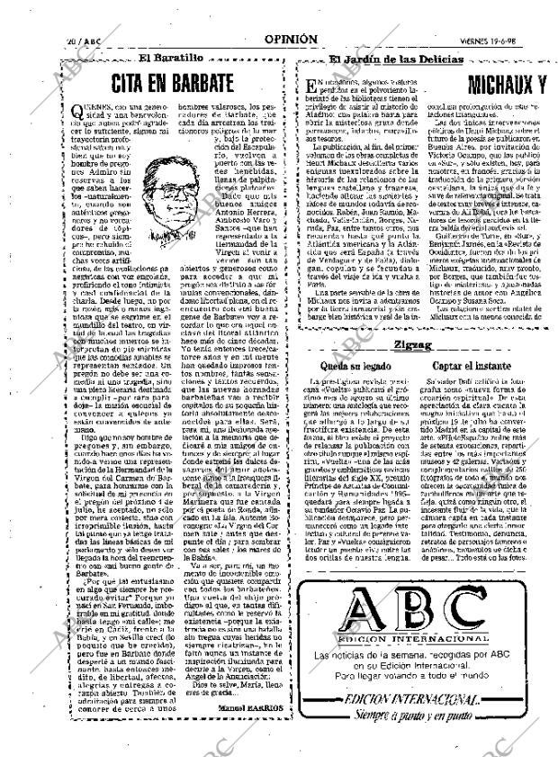 ABC SEVILLA 19-06-1998 página 20