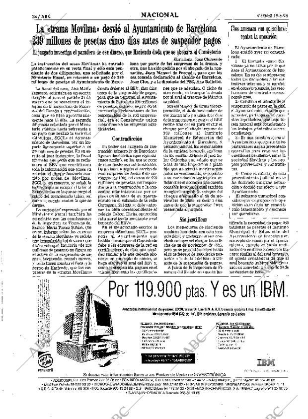 ABC SEVILLA 19-06-1998 página 24