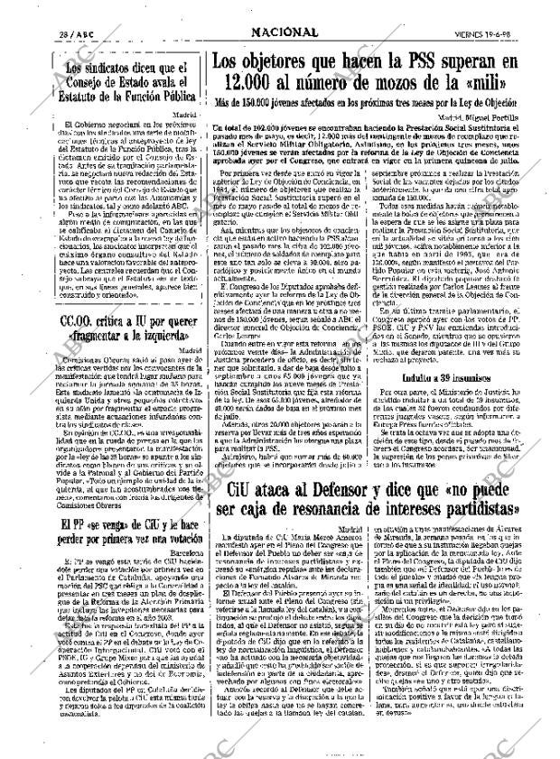 ABC SEVILLA 19-06-1998 página 28