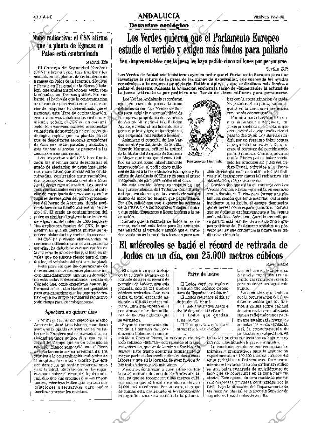 ABC SEVILLA 19-06-1998 página 40