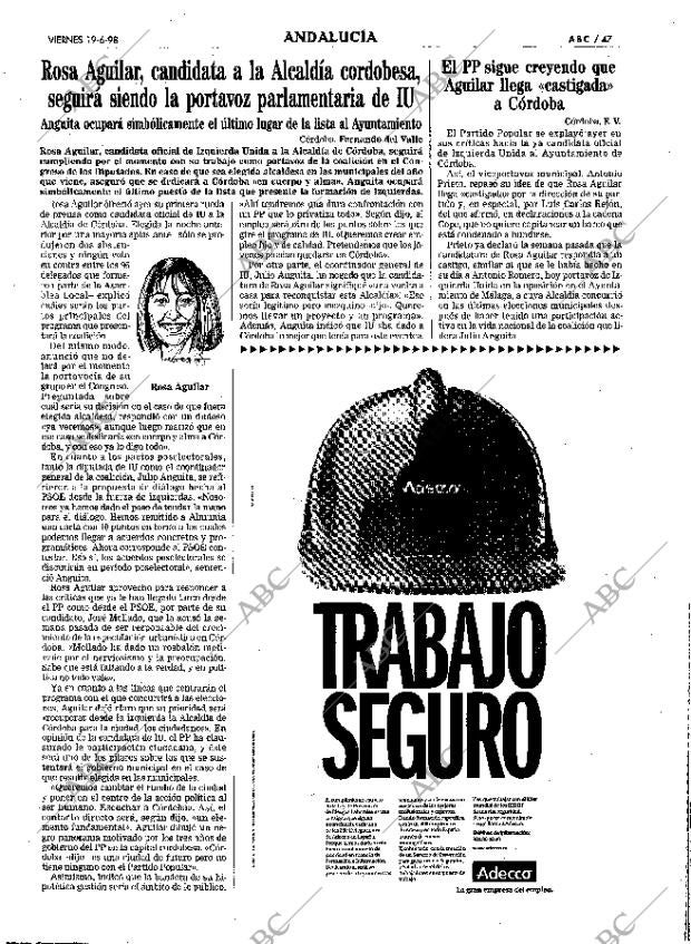 ABC SEVILLA 19-06-1998 página 47