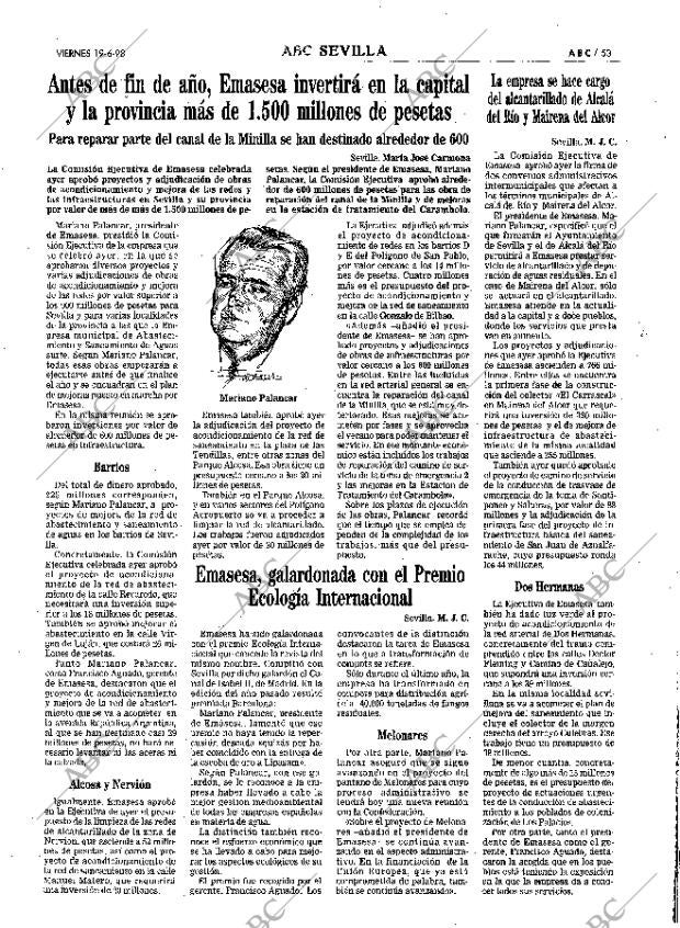 ABC SEVILLA 19-06-1998 página 53