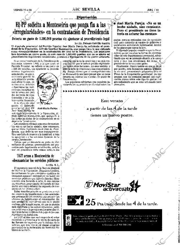 ABC SEVILLA 19-06-1998 página 61