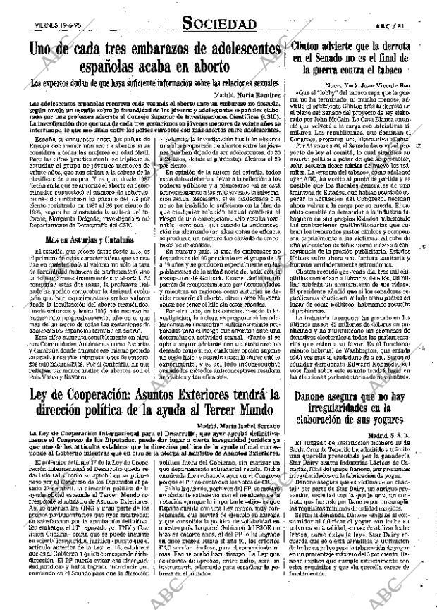ABC SEVILLA 19-06-1998 página 81