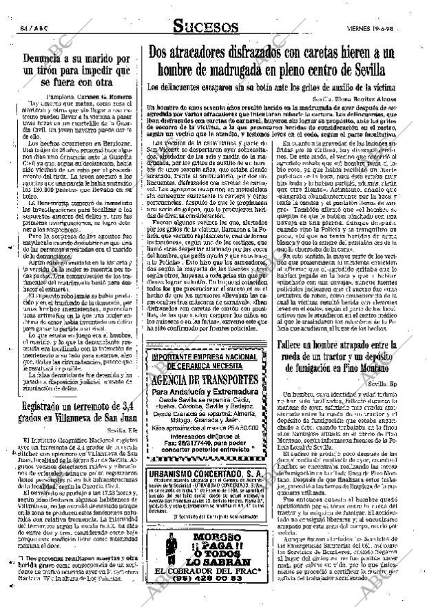 ABC SEVILLA 19-06-1998 página 84