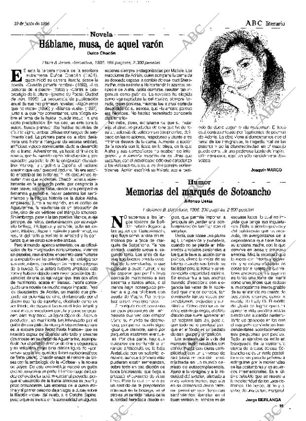 CULTURAL MADRID 19-06-1998 página 15