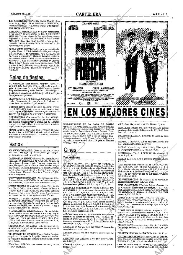 ABC MADRID 20-06-1998 página 113