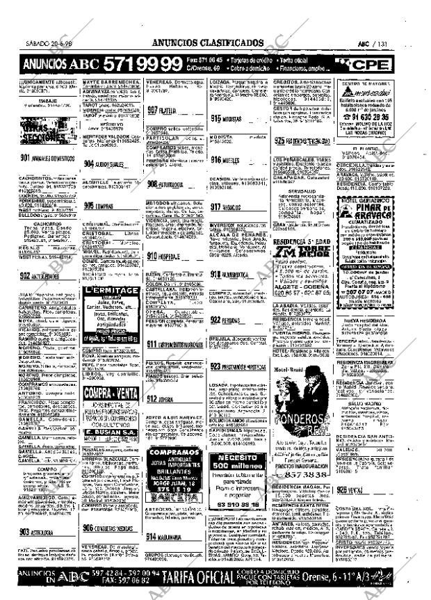 ABC MADRID 20-06-1998 página 131