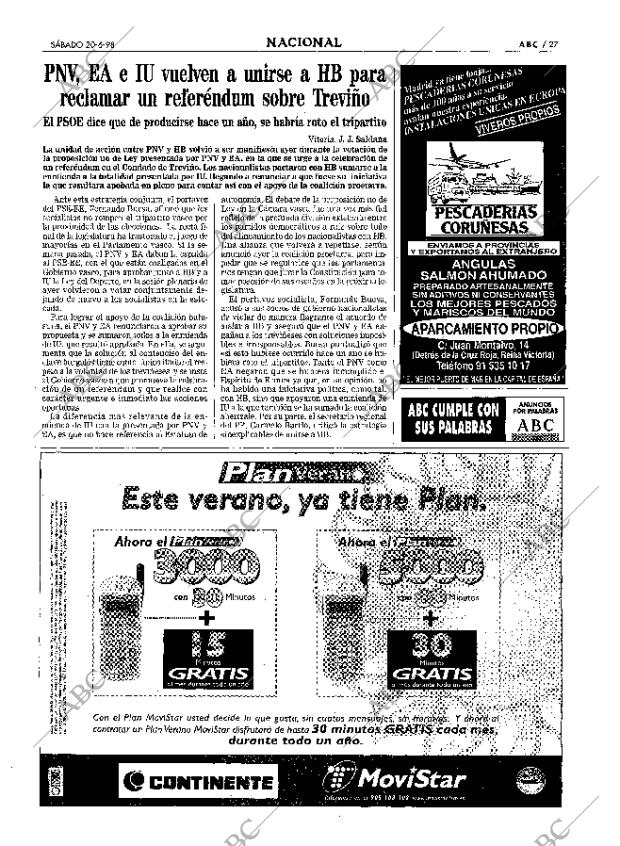 ABC MADRID 20-06-1998 página 27