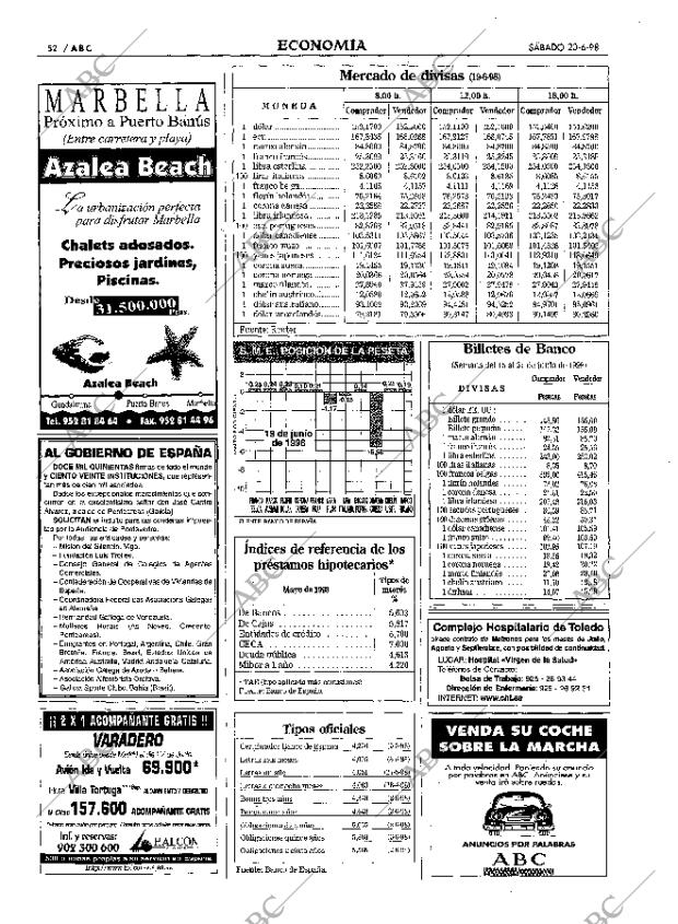 ABC MADRID 20-06-1998 página 52