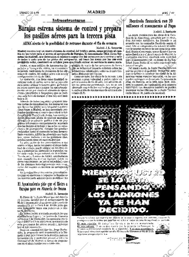 ABC MADRID 20-06-1998 página 69