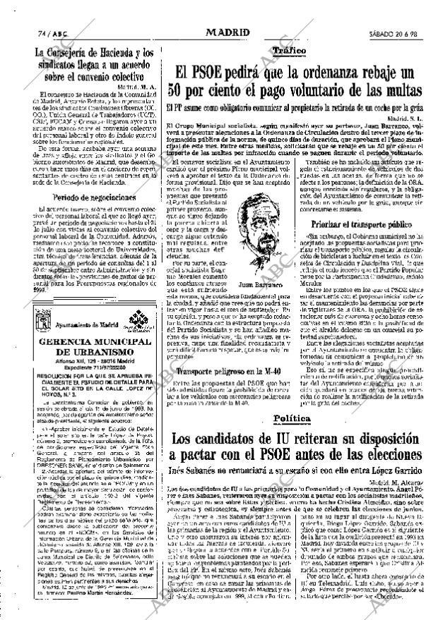 ABC MADRID 20-06-1998 página 74