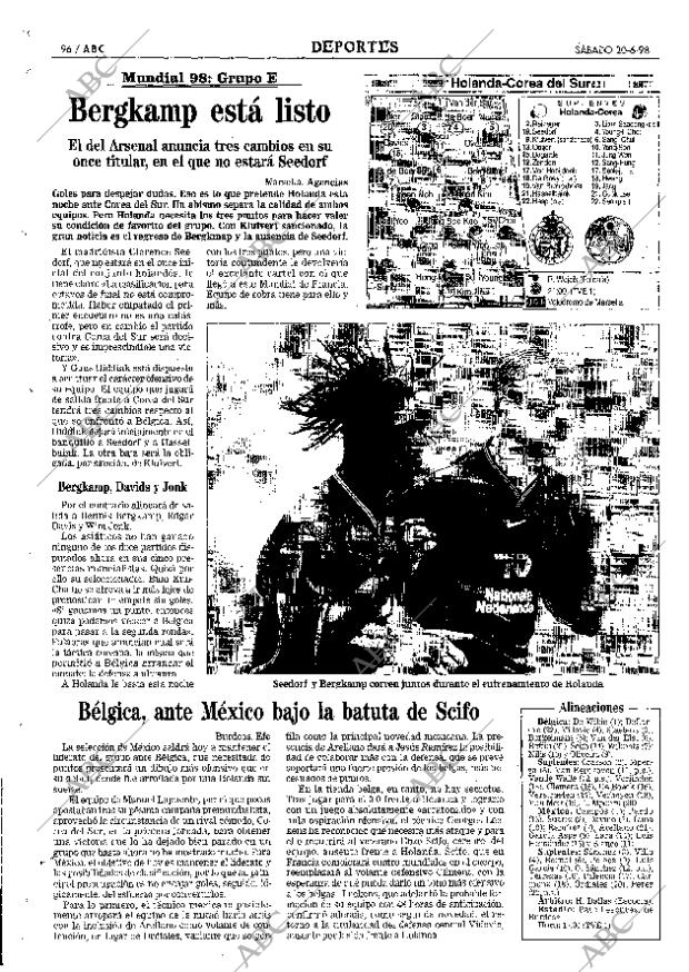 ABC MADRID 20-06-1998 página 96