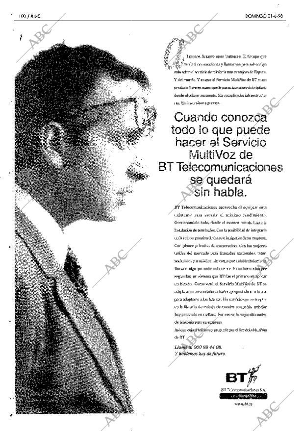 ABC MADRID 21-06-1998 página 100